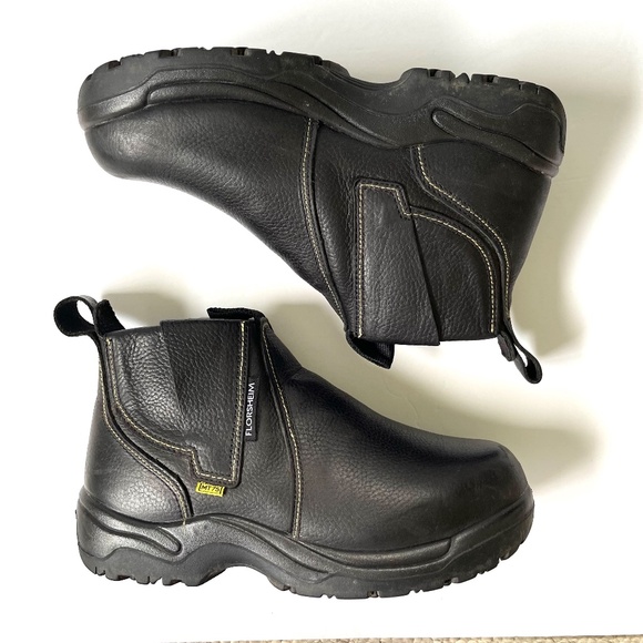 Florsheim Hercules Steel Toe Work Boot Black Leather Size 9D main image 5
